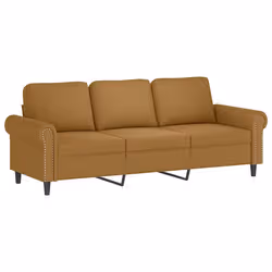 VidaXL 3202267 set di mobili per soggiorno Marrone Metallo, Legno compensato - Vista aggiuntiva 4