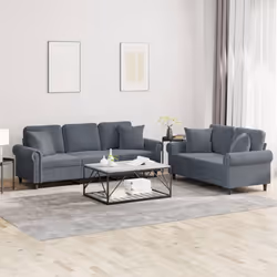VidaXL 3202271 set di mobili per soggiorno Grigio