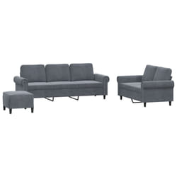 VidaXL 3202281 set di mobili per soggiorno Grigio