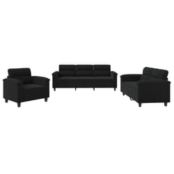 VidaXL 3202293 set di mobili per soggiorno Nero