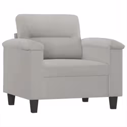 VidaXL 3202297 set di mobili per soggiorno Grigio chiaro Metallo, Legno compensato - Vista aggiuntiva 3
