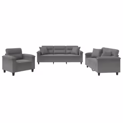 VidaXL 3202298, Grigio, Schiuma, Metallo, Poliestere, Tessile, 2,1 m, 77 cm, 80 cm
