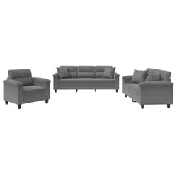 VidaXL 3202304 set di mobili per soggiorno Grigio