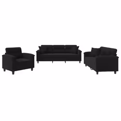 VidaXL 3202305, Nero, Schiuma, Metallo, Poliestere, Tessile, 2,1 m, 77 cm, 80 cm