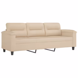 VidaXL 3202306 set di mobili per soggiorno Crema - Vista aggiuntiva 5