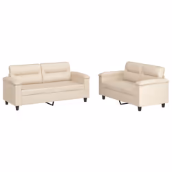 VidaXL 3202319, Beige, Schiuma, Metallo, Poliestere, Tessile, 170 cm, 77 cm, 80 cm