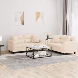 VidaXL 3202331 set di mobili per soggiorno Beige