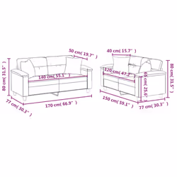 VidaXL 3202331 set di mobili per soggiorno Beige - Vista aggiuntiva 8