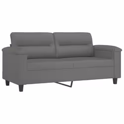 VidaXL 3202334 set di mobili per soggiorno Grigio scuro Metallo, Legno compensato - Vista aggiuntiva 4