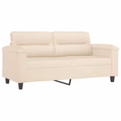 VidaXL 3202337 set di mobili per soggiorno Beige Metallo, Legno compensato - Vista aggiuntiva 4