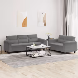 VidaXL 3202340 set di mobili per soggiorno Grigio