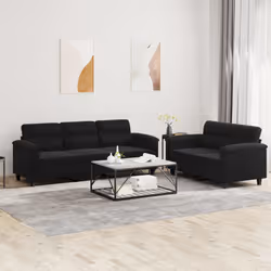 VidaXL 3202341 set di mobili per soggiorno Nero - Vista aggiuntiva 2