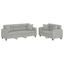 VidaXL 3202351 set di mobili per soggiorno Grigio