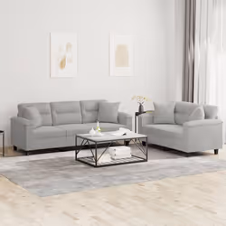 VidaXL 3202351 set di mobili per soggiorno Grigio