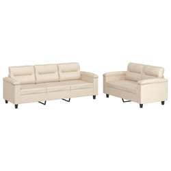 VidaXL 3202355 set di mobili per soggiorno Beige