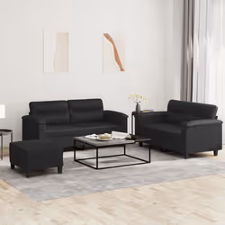 VidaXL 3202367 set di mobili per soggiorno Nero