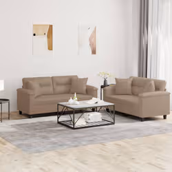 VidaXL 3202376 set di mobili per soggiorno Cappuccino - Vista aggiuntiva 2