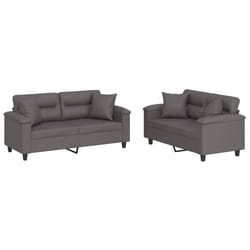 VidaXL 3202379 set di mobili per soggiorno Grigio