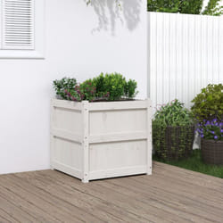 Vidaxl - Fioriera da Giardino Bianca 60x60x60 cm Legno Massello di Pino 22850