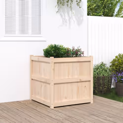Questa fioriera in legno è ideale per gli appassionati del fai da te che desiderano decorare il proprio giardino, balcone o p ...