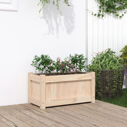 Vidaxl - Fioriera da Giardino 60x31x31 cm in Legno Massello di Pino 64961