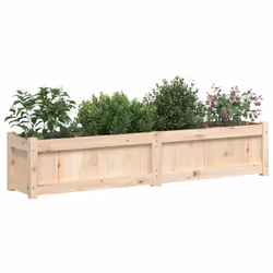 Fioriere da Giardino 2 pz in Legno Massello di Pinocod mxl 108967 - Vista aggiuntiva 3