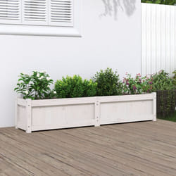 Vidaxl - Fioriera da Giardino Bianca 150x31x31 cm Legno Massello di Pino