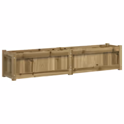 Fioriera da Giardino 150x31x31 cm in Legno di Pino Impregnatocod mxl 108969 - Vista aggiuntiva 2
