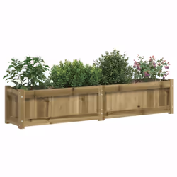 Fioriere da Giardino 2 pz in Legno di Pino Impregnatocod mxl 85008 - Vista aggiuntiva 3