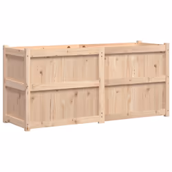 Fioriera da Giardino 150x50x70 cm in Legno Massello di Pinocod mxl 108970 - Vista aggiuntiva 2