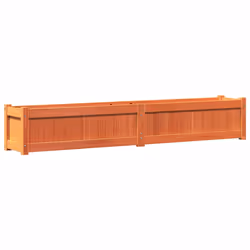 Fioriera Giardino Marrone Cera 180x31x31 cm Legno Massello Pinocod mxl 134565 - Vista aggiuntiva 2