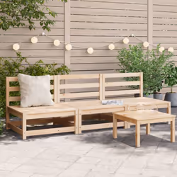Questi divani da giardino in legno saranno un'ottima aggiunta al vostro giardino, terrazza o patio per chiacchierare insieme  ...