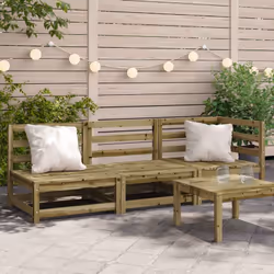 Questo divano da giardino in legno a 3 sedute sarà un'ottima aggiunta al vostro giardino, terrazza o patio per chiacchierare ...