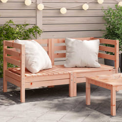 vidaXL Divani Angolari da Giardino 2pz in Legno Massello di Douglas