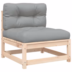 Divano Giardino Senza Braccioli con Cuscini Legno Massello Pinocod mxl 134308 - Vista aggiuntiva 2