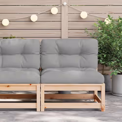 Divano Giardino Senza Braccioli con Cuscini Legno Massello Pinocod mxl 134308 - Vista aggiuntiva 3