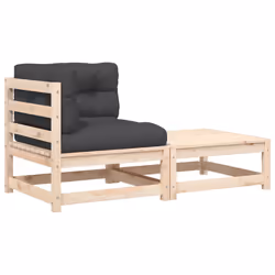 VidaXL 838109, Antracite, Legno, 110 kg, Adulti e bambini, 1400 mm, 700 mm