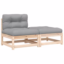 VidaXL 838126, Grigio, Legno, 110 kg, Adulti e bambini, 1400 mm, 700 mm