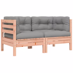 Divani Angolari da Giardino Cuscini 2pz Legno Massello Douglascod mxl 134332 - Vista aggiuntiva 2