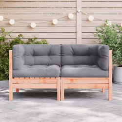 Divani Angolari da Giardino Cuscini 2pz Legno Massello Douglascod mxl 134332 - Vista aggiuntiva 3