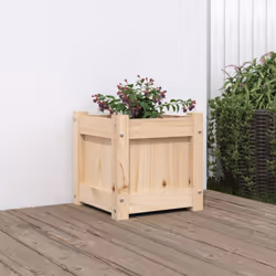 Questa fioriera in legno è ideale per gli appassionati del fai da te che desiderano decorare il proprio giardino, balcone o p ...