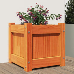 Vidaxl - Fioriera Giardino Marrone Cera 31x31x31 cm Legno Massello Pino 10818