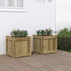 Vidaxl - Fioriere da Giardino 2 pz in Legno di Pino Impregnato 57429