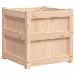 Fioriera da Giardino 50x50x50 cm in Legno Massello di Pinocod mxl 108838 - Vista aggiuntiva 2