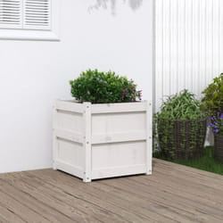 Vidaxl - Fioriera da Giardino Bianca 50x50x50 cm Legno Massello di Pino 89271