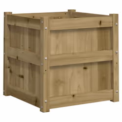 Fioriera da Giardino 50x50x50 cm in Legno di Pino Impregnatocod mxl 84878 - Vista aggiuntiva 2