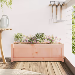 Fioriera da Giardino 90x31x31 cm in Legno Massello di Douglascod mxl 84631 - Vista aggiuntiva 3