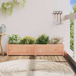 Fioriera da Giardino 150x31x31 cm in Legno Massello di Douglascod mxl 109218 - Vista aggiuntiva 3