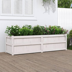 Vidaxl - Fioriera da Giardino Bianca 180x50x50 cm Legno Massello di Pino