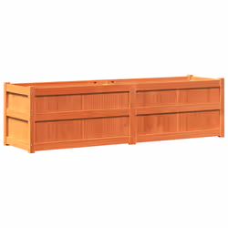 Fioriera Giardino Marrone Cera 180x50x50 cm Legno Massello Pinocod mxl 86562 - Vista aggiuntiva 2